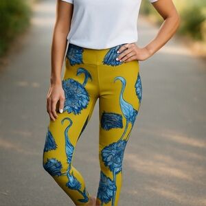 Noli lgiraffe, print, chartreuse, color leggings size extra small